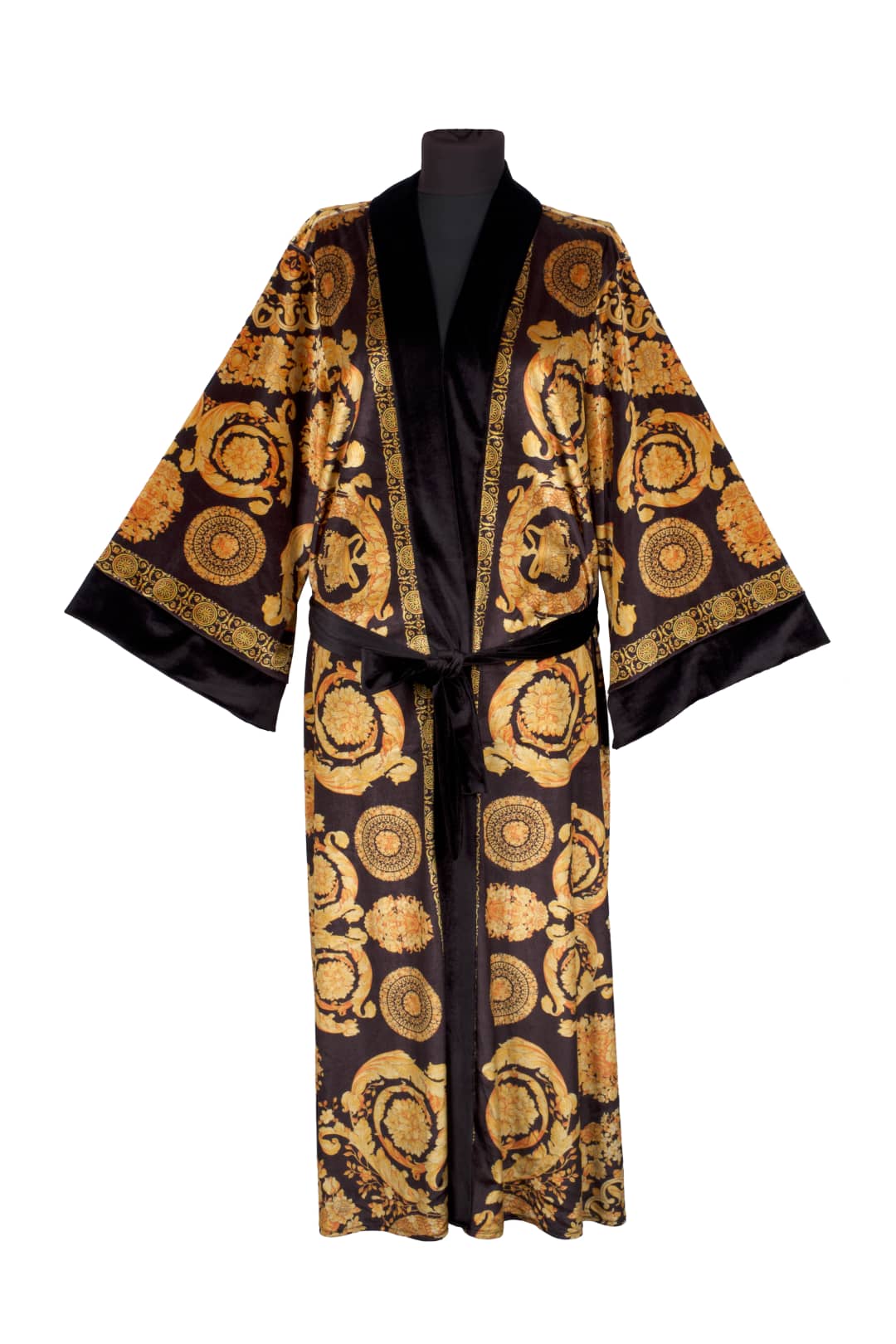 Kadife Kaftan - Altın Saray Motifli
