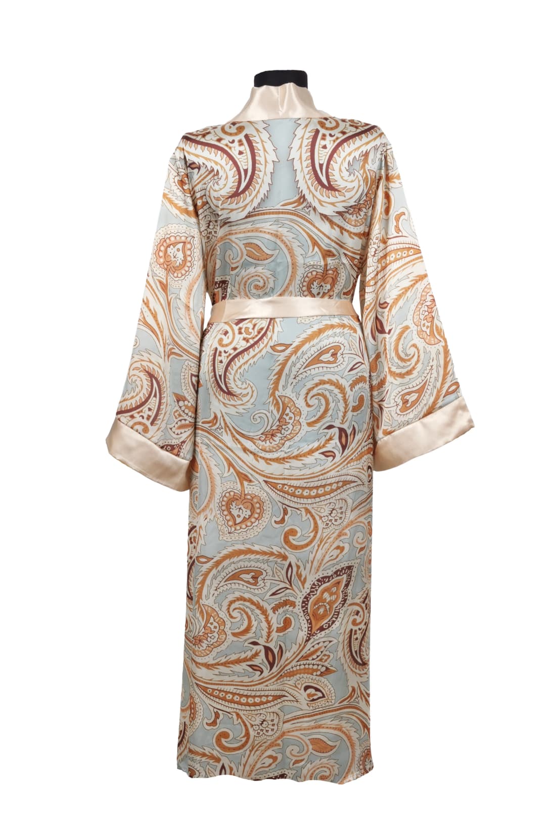 İpek Kaftan - Otantik Şal Desenli