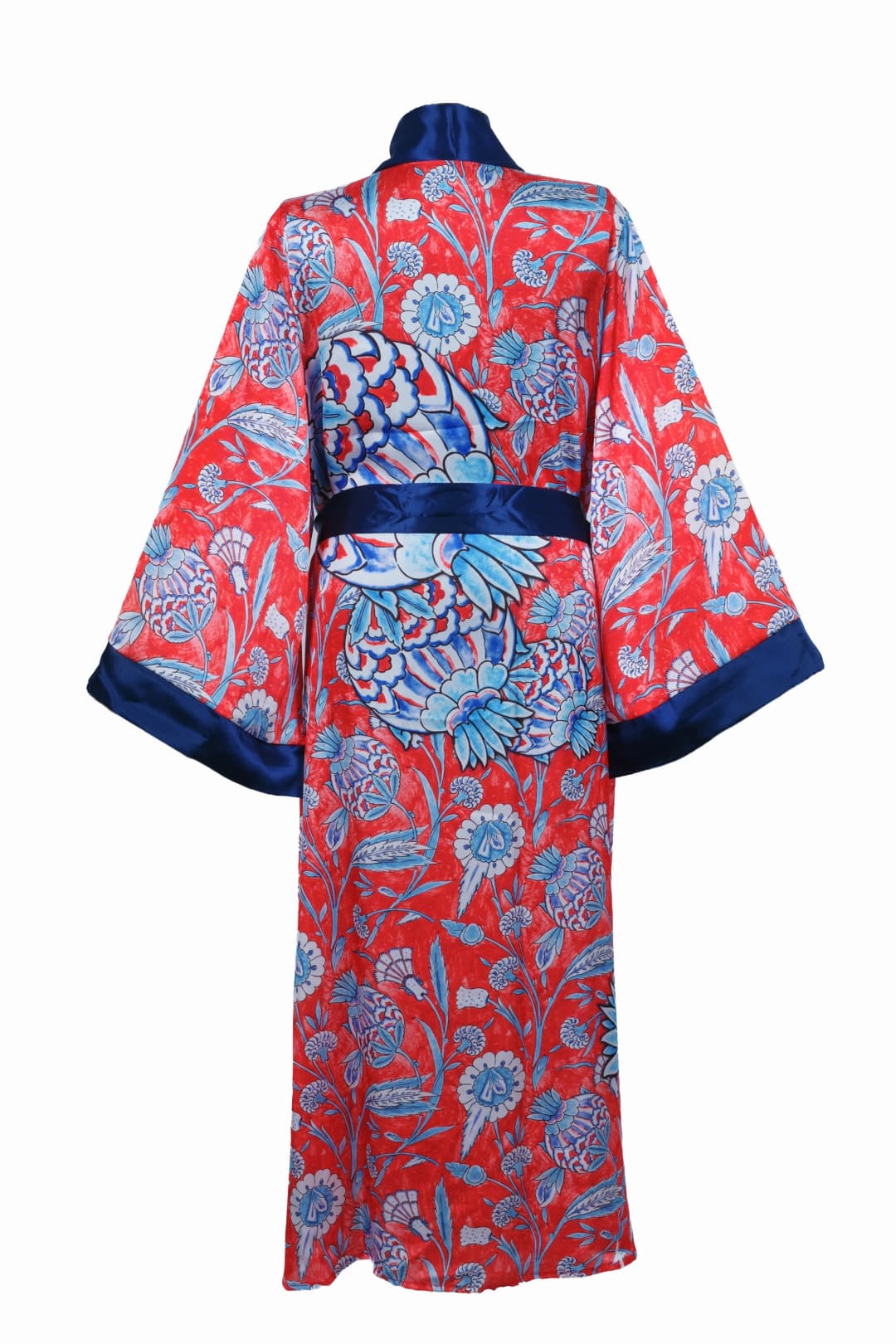 İpek Kaftan - Mercan Alı Deseni