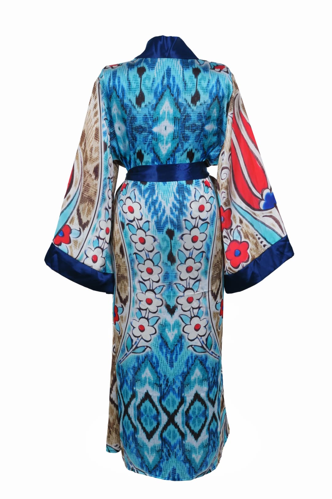 İpek Kaftan - Osmanlı Lale Desenli
