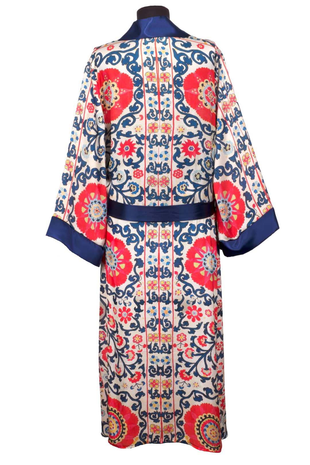İpek Kaftan - Geleneksel Desenli