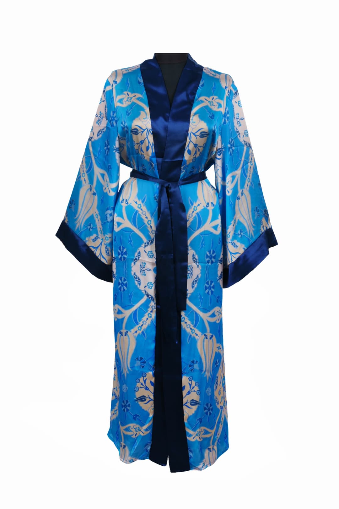İpek Kaftan - Lale Buketi Desen