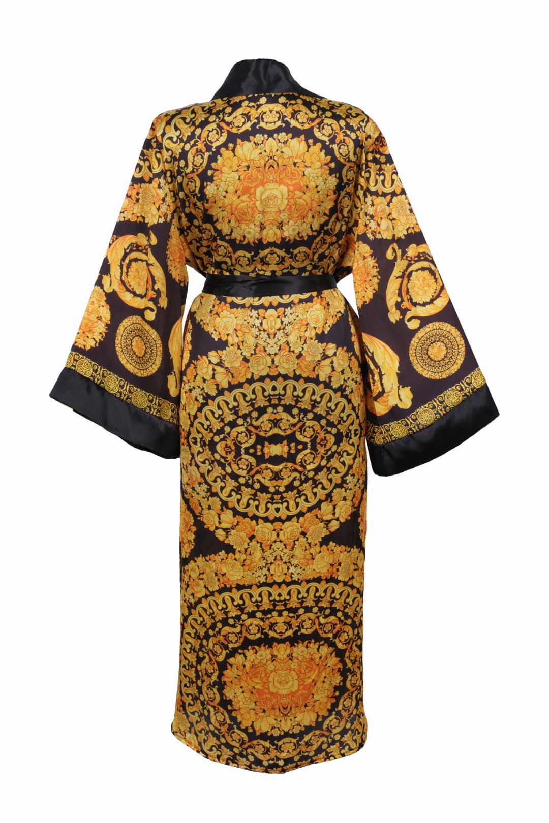 İpek Kaftan - Altın Saray Motifli