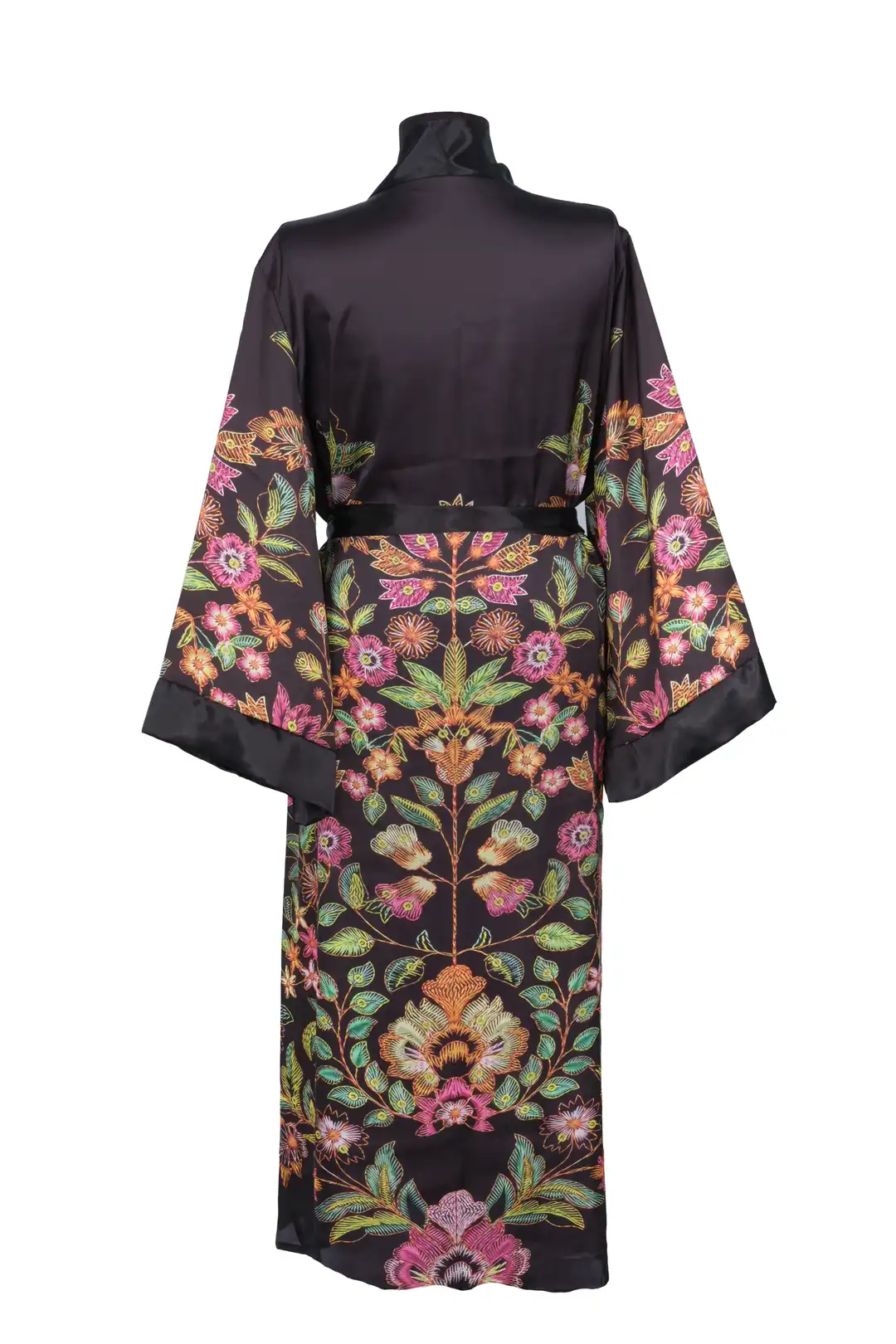 İpek Kaftan - Çiçek Motif