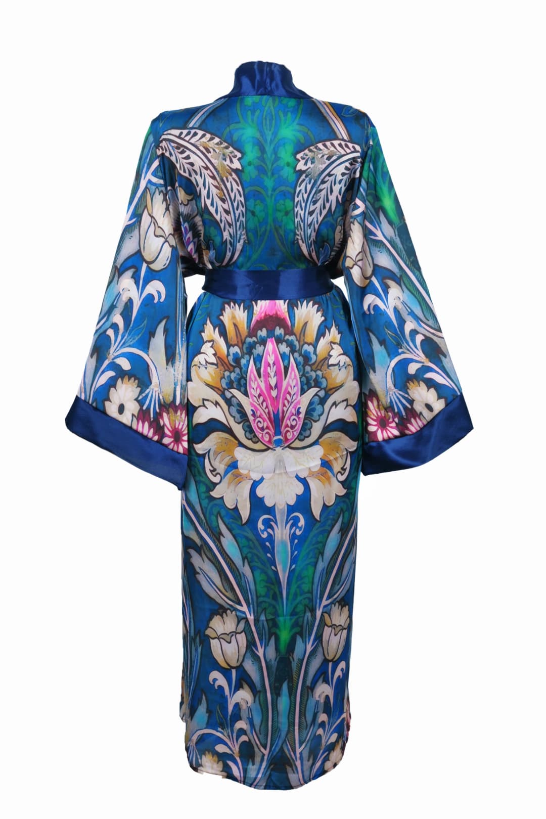 İpek Kaftan - Nilüfer Desenli 