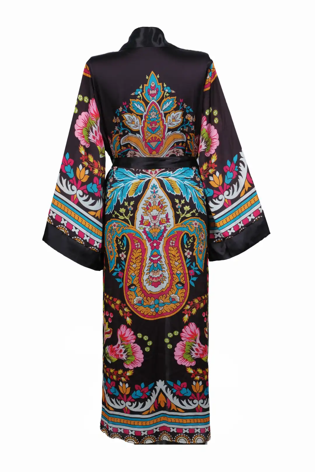 İpek Kaftan - Tropikal Desen